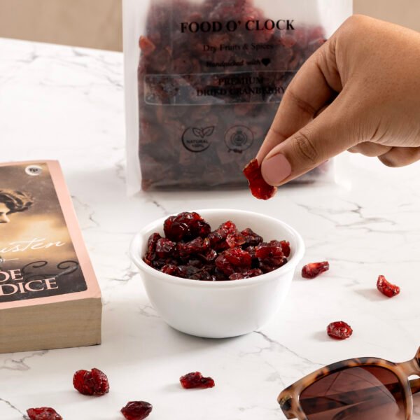 Dried fruit - Cranberries red