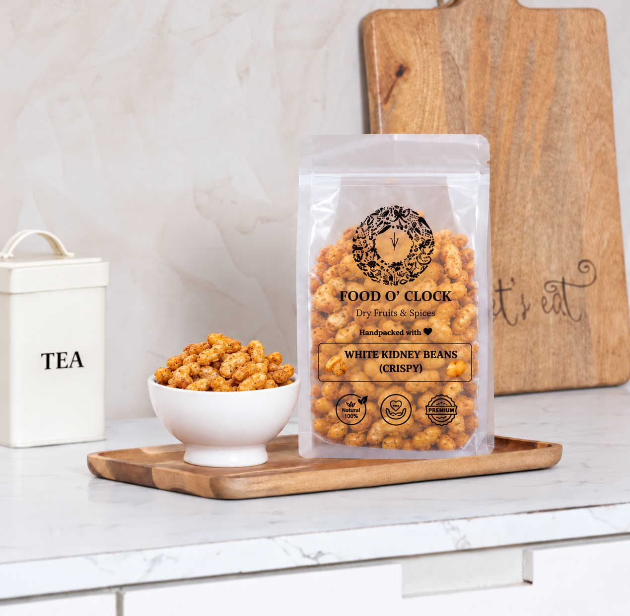 White Kidney Beans (Crispy)