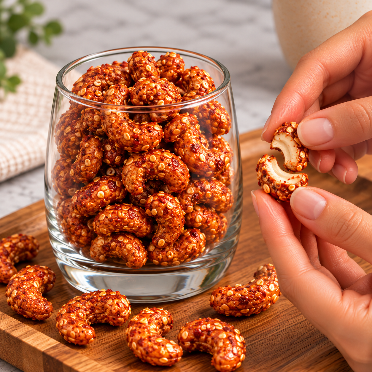 Korean Chilli Cashew Nuts - Image 3